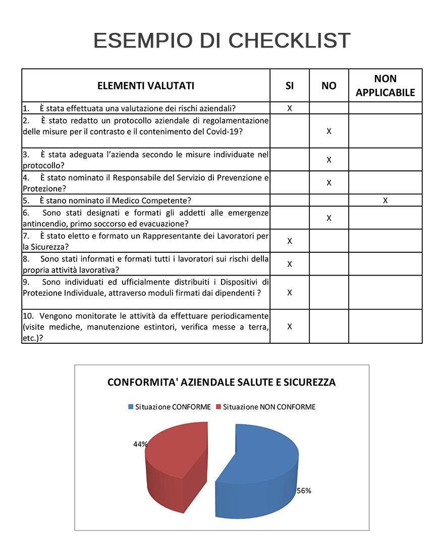 Checklist DVR - esempio